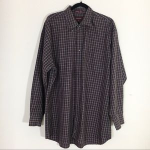 Nordstrom mens plaid long sleeve shirt